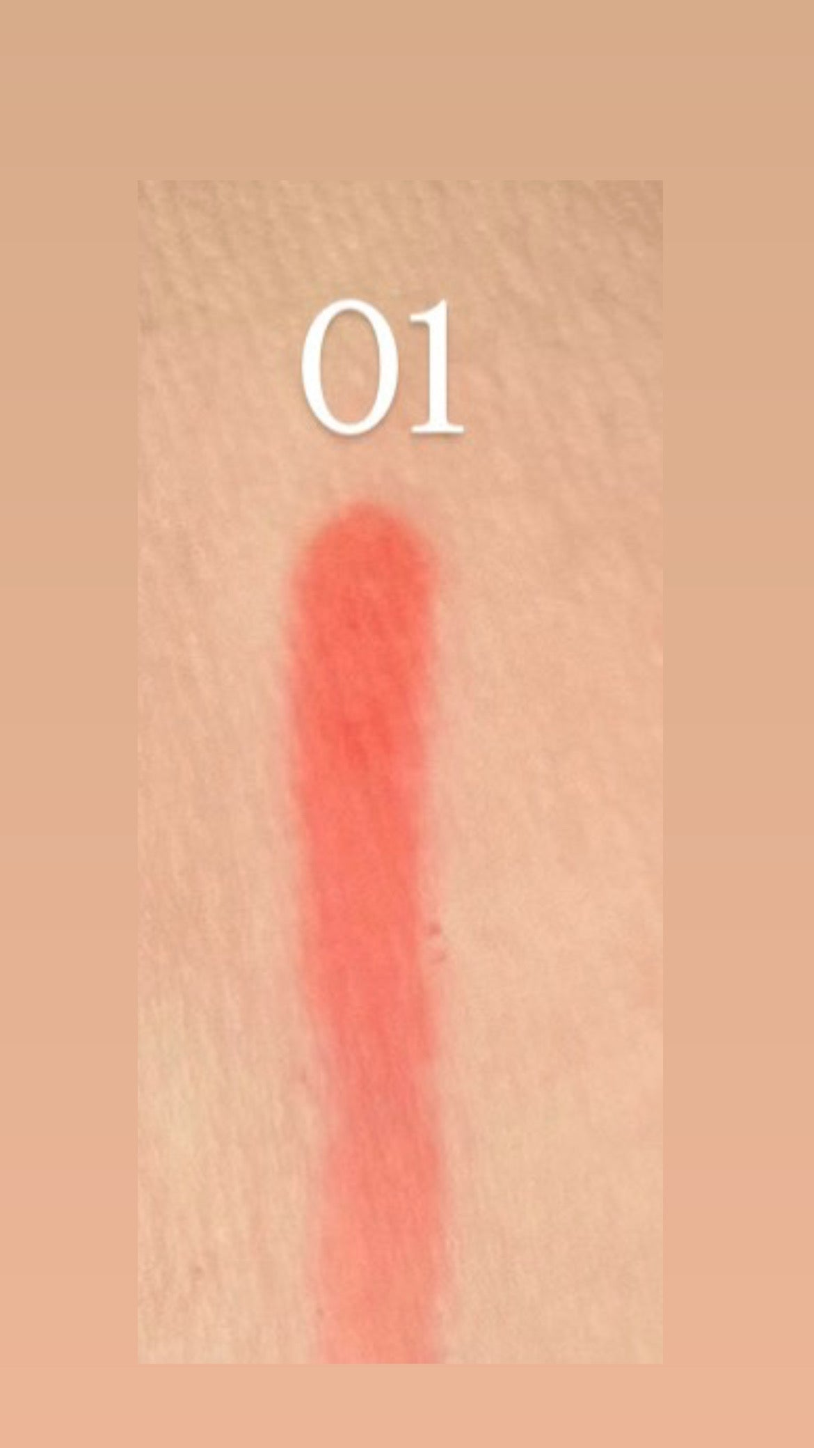 Lip gloss waterproof 01